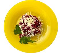 Салат свекла с сыром
