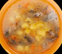 Похлебка грибная с булгуром