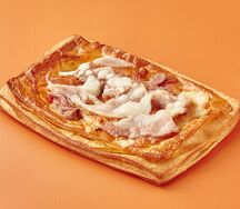 Флэт с беконом и моцареллой