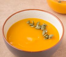 Суп-крем тыквенный с куриной грудкой су-вид