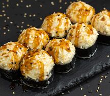 Сливочный ролл с крабом