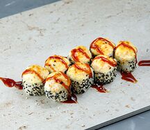 Сырный ролл с крабом