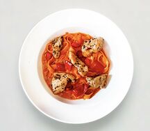 Фетучини с куриной грудкой