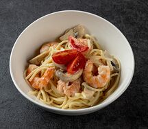 Паста с креветками