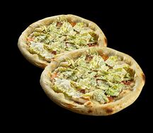 Двойная Пицца Цезарь с курочкой