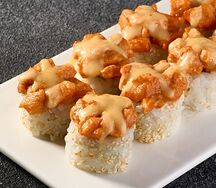 Ролл запеченный Лосось с сыром