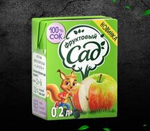 Сок яблочный Фруктовый сад