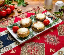 Грибы, запеченные с сыром