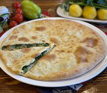 Пирог с картофелем и зеленью