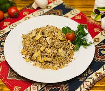 Гречка с грибами