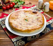Пирог с сыром и зеленью