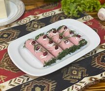 Рулетики из ветчины