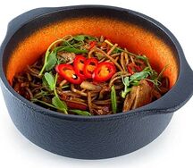 Wok с говядиной острый