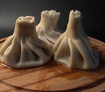 Хинкали с курицей (вареные)