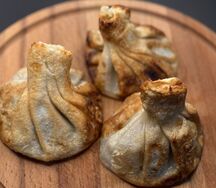 Жареные Хинкали с Креветками 
