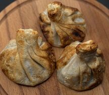 Хинкали жареные с сыром