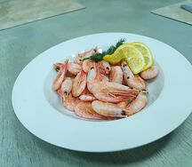Креветки отварные