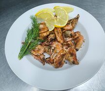 Креветки жареные