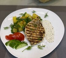 Куриное филе на гриле