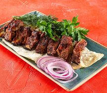 Шашлык из бараньих ребер