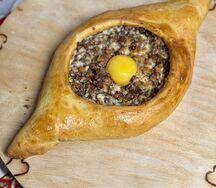 Хачапури открытые с фаршом