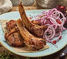 Шашлык из бараньей корейки