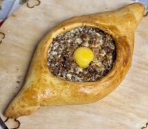 Хачапури открытые с курицей