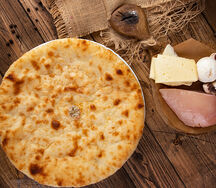 Осетинский пирог с курицей и сыром