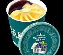 Маскарпоне-черника