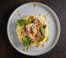 Бефстроганов с вешенками