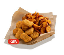 Наггетсы и картофель