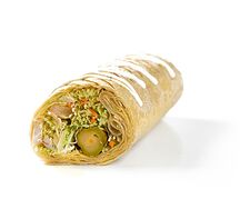 Шаурма с курицей Русская
