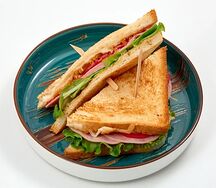 Сэндвич с ветчиной и сыром