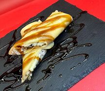 Блин с сыром и грибами 