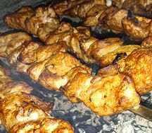 Шашлык из свиной шеи 