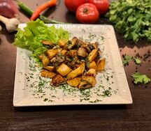 Жареный картофель с грибами