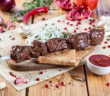 Бараньи сердца в специях