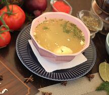 Пельменный суп