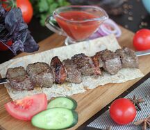 Шашлык из телячьего филе