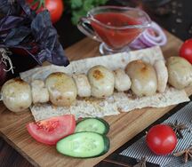 Молодой картофель с курдюком