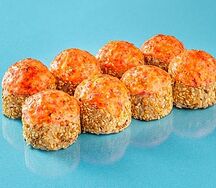 Запеченный ролл Угорь спайси 