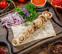 Шашлык из шампиньонов