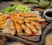 Барабулька жареная