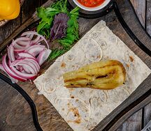 Шашлык из баклажанов