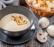 Крем-суп грибной