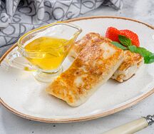 Блинчики с творогом