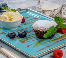 Шоколадный фондан