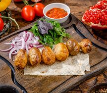 Шашлык из молодого картофеля