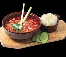 Суп Toм ям с креветками Tom yum tom