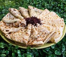 Бакинские кутабы с картофелем